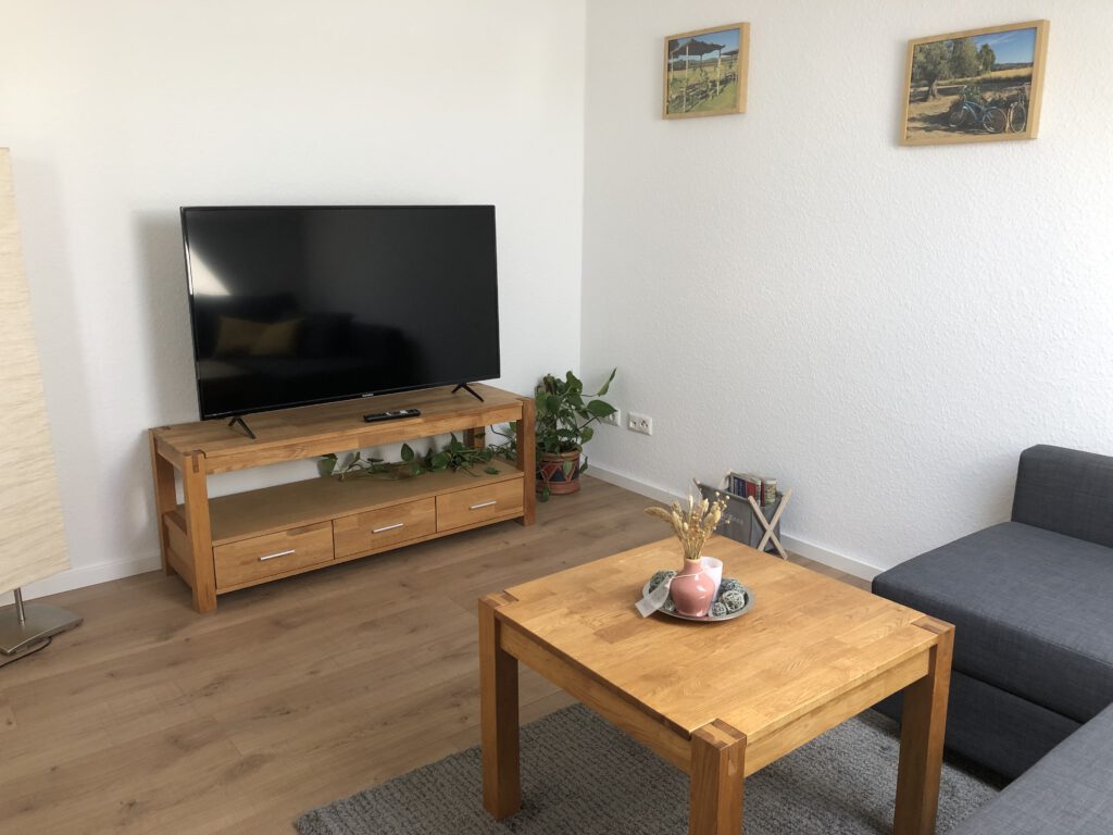 Wohnzimmer Ferienwohnung Zum Aatal in Hopsten-Schale